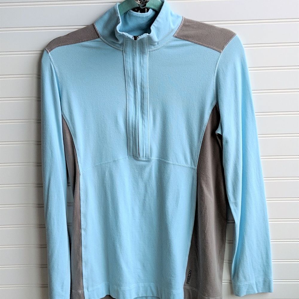 Eddie Bauer 1/2 zip Leisurewear LS Pullover- M